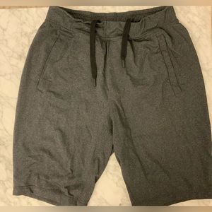 lululemon Men’s Heathered Grey Bermuda Shorts – Size L